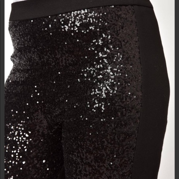 🍭 ASOS Black Sequin High Waisted Legging - Picture 2 of 6